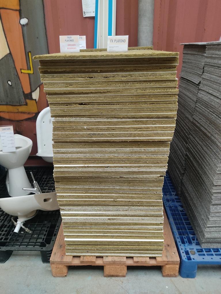 Dalles de faux plafond ép:1.5 cm