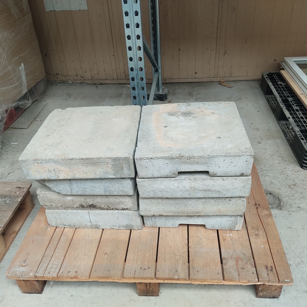 Pavé béton lest, 40x40x10 cm