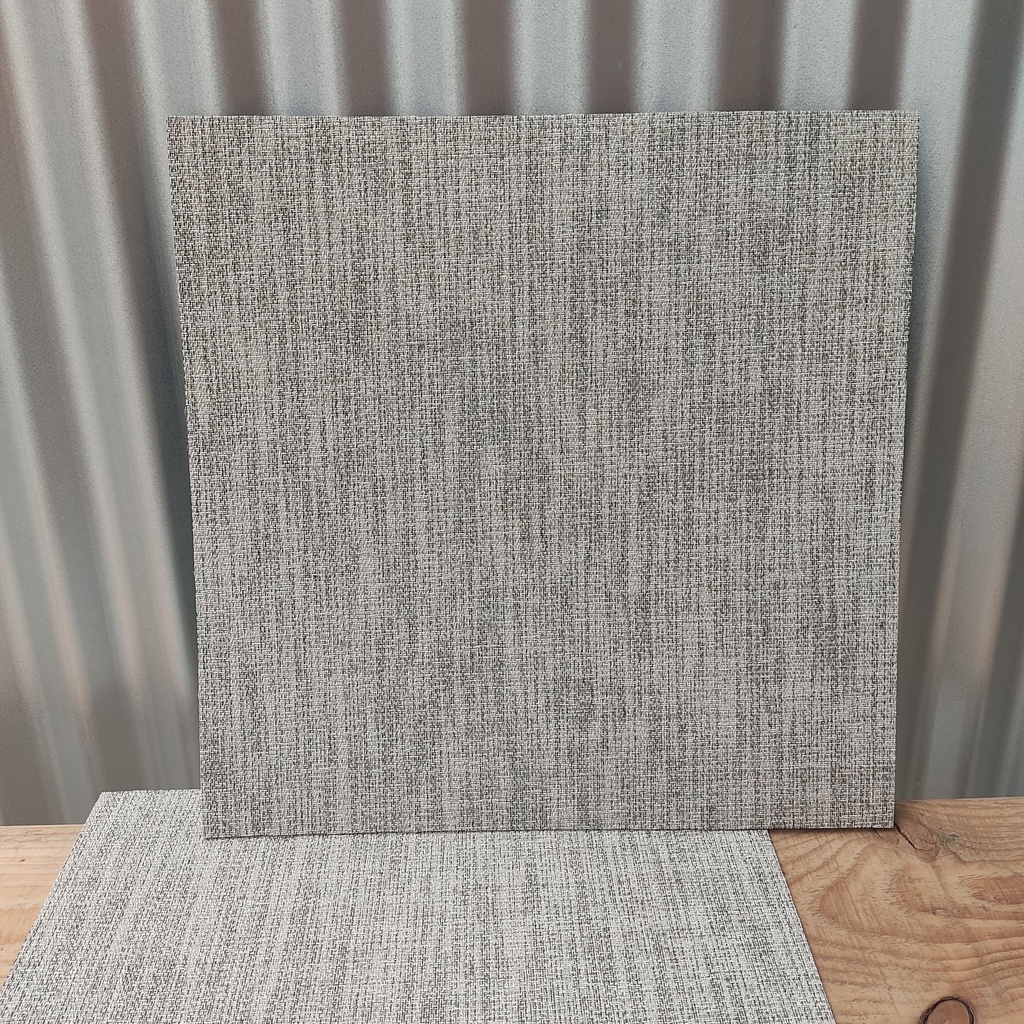 Dalle PVC tressé Chilewich 46x46 cm -gris clair