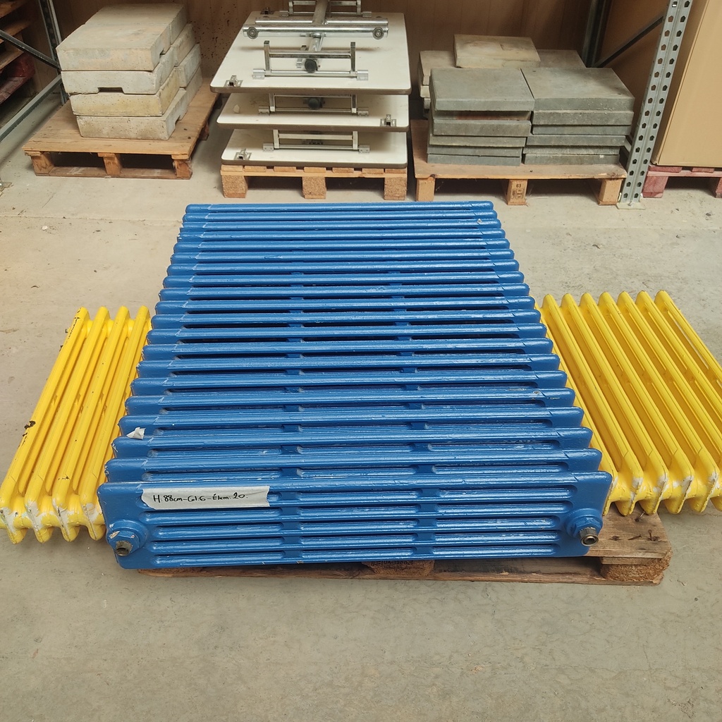 Radiateur en fonte H:73cm -4 colonnes -29 éléments