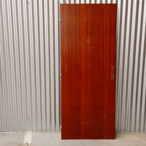 [5.5.309-005] Porte palière acajou 82x200 -DV-AH